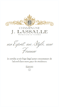 Mobile Screenshot of champagne-jlassalle.com